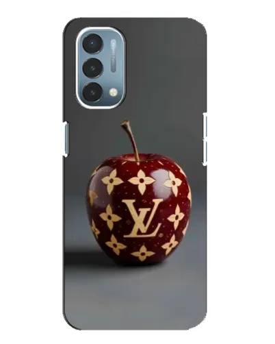 Чехол для OnePlus Nord N200 5G (DE211) с картинкой «Красное яблоко LV»