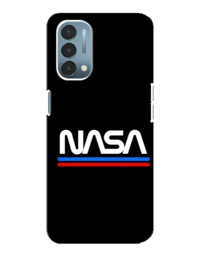 Чехол для OnePlus Nord N200 5G (DE211) с картинкой «NASA — классика Red Blue»