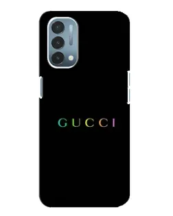 Чехол для OnePlus Nord N200 5G (DE211) с картинкой «Gucci — неоновый минимализм»