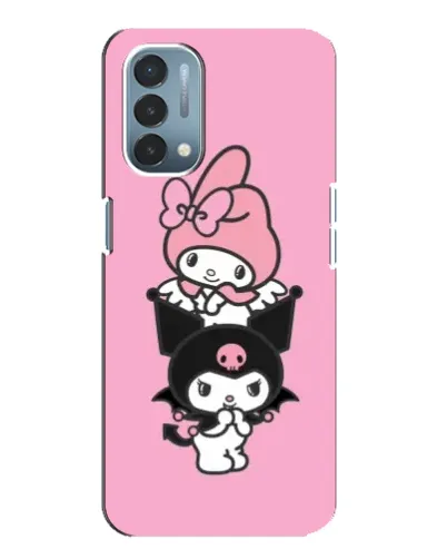 Чехол для OnePlus Nord N200 5G (DE211) с картинкой «My Melody и Kuromi» Чехол для OnePlus Nord N200 5G (DE211) с картинкой «My Melody и Kuromi»