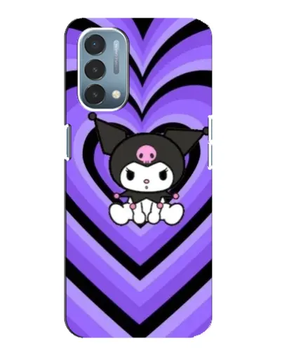 Чехол для OnePlus Nord N200 5G (DE211) с картинкой «Kuromi и фиолетовые сердца» Чехол для OnePlus Nord N200 5G (DE211) с картинкой «Kuromi и фиолетовые сердца»
