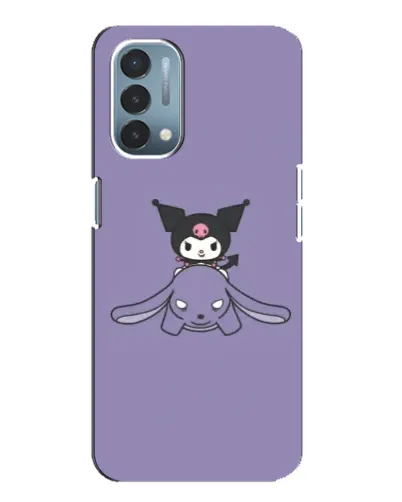 Чехол для OnePlus Nord N200 5G (DE211) с картинкой «Kuromi на лиловом фоне» Чехол для OnePlus Nord N200 5G (DE211) с картинкой «Kuromi на лиловом фоне»