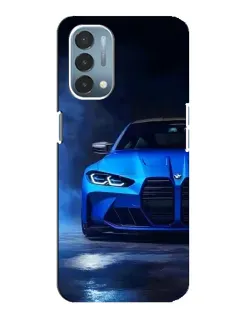 Чехол для OnePlus Nord N200 5G (DE211) с картинкой «Голубая BMW M4» Чехол для OnePlus Nord N200 5G (DE211) с картинкой «Голубая BMW M4»