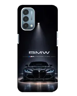 Чехол для OnePlus Nord N200 5G (DE211) с картинкой «BMW сквозь ночной город» Чехол для OnePlus Nord N200 5G (DE211) с картинкой «BMW сквозь ночной город»