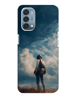Чехол для OnePlus Nord N200 5G (DE211) с картинкой «Герой PUBG на скале» Чехол для OnePlus Nord N200 5G (DE211) с картинкой «Герой PUBG на скале»