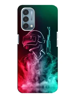 Чехол для OnePlus Nord N200 5G (DE211) с картинкой «PUBG — огненный воин» Чехол для OnePlus Nord N200 5G (DE211) с картинкой «PUBG — огненный воин»