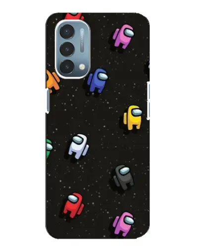 Чехол для OnePlus Nord N200 5G (DE211) с картинкой «Космический паттерн Among Us»