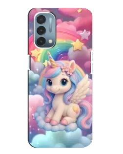 Чехол для OnePlus Nord N200 5G (DE211) с картинкой «Маленький единорог» Чехол для OnePlus Nord N200 5G (DE211) с картинкой «Маленький единорог»