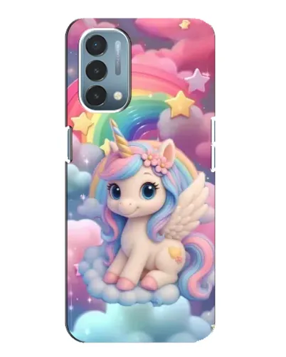 Чехол для OnePlus Nord N200 5G (DE211) с картинкой «Маленький единорог»