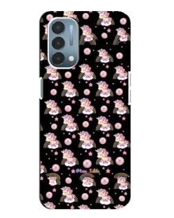 Чехол для OnePlus Nord N200 5G (DE211) с картинкой «Magic Unicorn паттерн»