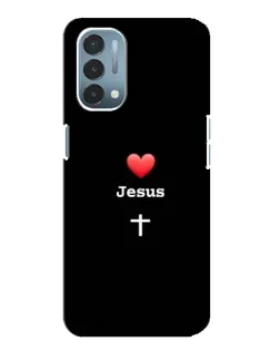 Чехол для OnePlus Nord N200 5G (DE211) с картинкой «Сердце - Jesus» Чехол для OnePlus Nord N200 5G (DE211) с картинкой «Сердце - Jesus»