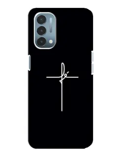 Чехол для OnePlus Nord N200 5G (DE211) с картинкой «Тонкий крест»