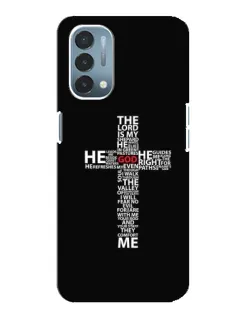 Чехол для OnePlus Nord N200 5G (DE211) с картинкой «Текстовый крест»