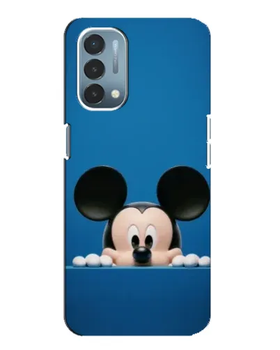 Чехол для OnePlus Nord N200 5G (DE211) с картинкой «Микки выглядывает» Чехол для OnePlus Nord N200 5G (DE211) с картинкой «Микки выглядывает»