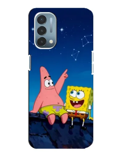 Чехол для OnePlus Nord N200 5G (DE211) с картинкой «Губка Боб и Патрик ночью» Чехол для OnePlus Nord N200 5G (DE211) с картинкой «Губка Боб и Патрик ночью»