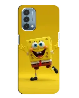 Чехол для OnePlus Nord N200 5G (DE211) с картинкой «Позитивный Губка Боб»