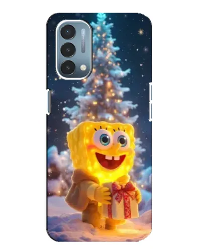 Чехол для OnePlus Nord N200 5G (DE211) с картинкой «Рождественский Спанч Боб» Чехол для OnePlus Nord N200 5G (DE211) с картинкой «Рождественский Спанч Боб»