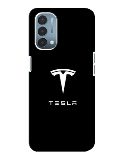 Чехол для OnePlus Nord N200 5G (DE211) с картинкой «Tesla White Logo» Чехол для OnePlus Nord N200 5G (DE211) с картинкой «Tesla White Logo»