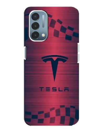 Чехол для OnePlus Nord N200 5G (DE211) с картинкой «Тесла красный карбон» Чехол для OnePlus Nord N200 5G (DE211) с картинкой «Тесла красный карбон»
