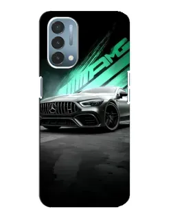 Чехол для OnePlus Nord N200 5G (DE211) с картинкой «Темный Mercedes AMG»