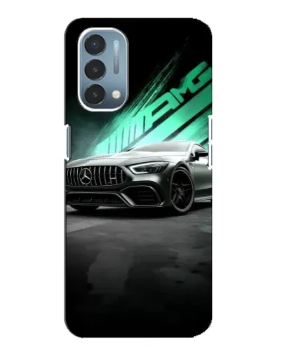 Чехол для OnePlus Nord N200 5G (DE211) с картинкой «Темный Mercedes AMG»