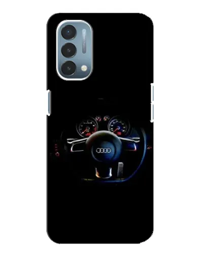 Чехол для OnePlus Nord N200 5G (DE211) с картинкой «Салон Audi — руль»
