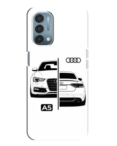 Чехол для OnePlus Nord N200 5G (DE211) с картинкой «Audi — контрастный дизайн»