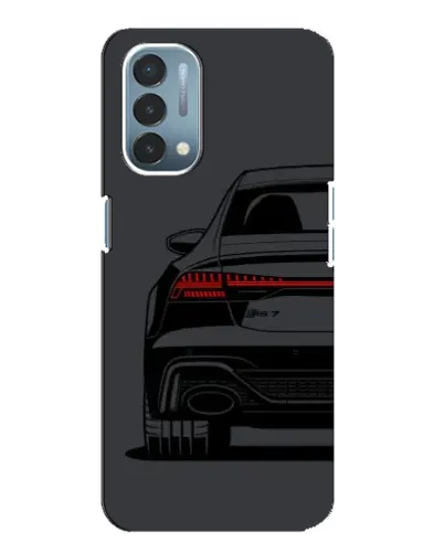 Чехол для OnePlus Nord N200 5G (DE211) с картинкой «Задняя часть Audi — арт»