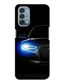 Чехол для OnePlus Nord N200 5G (DE211) с картинкой «Неоновый взгляд Audi»