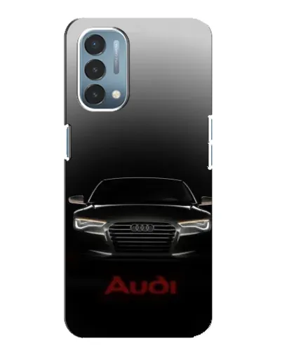 Чехол для OnePlus Nord N200 5G (DE211) с картинкой «Audi — градиентный контур»