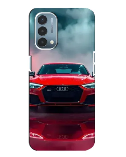 Чехол для OnePlus Nord N200 5G (DE211) с картинкой «Audi RS — красный стиль»