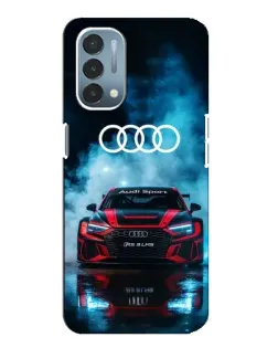 Чехол для OnePlus Nord N200 5G (DE211) с картинкой «Audi Sport — неон»