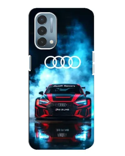 Чехол для OnePlus Nord N200 5G (DE211) с картинкой «Audi Sport — неон»