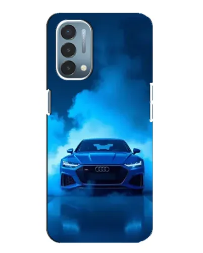 Чехол для OnePlus Nord N200 5G (DE211) с картинкой «Audi — голубая энергия»
