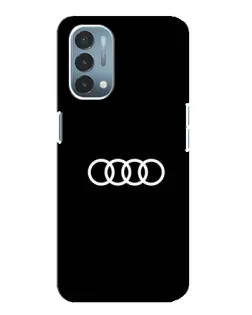 Чехол для OnePlus Nord N200 5G (DE211) с картинкой «Audi White Logo»