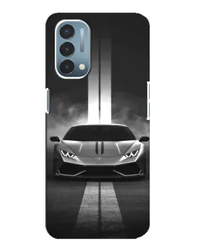Чехол для OnePlus Nord N200 5G (DE211) с картинкой «Lamborghini симметрия дорог»