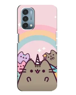 Чехол для OnePlus Nord N200 5G (DE211) с картинкой «Единорог Pusheen» Чехол для OnePlus Nord N200 5G (DE211) с картинкой «Единорог Pusheen»