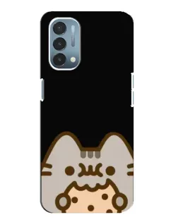 Чехол для OnePlus Nord N200 5G (DE211) с картинкой «Пушин на черном» Чехол для OnePlus Nord N200 5G (DE211) с картинкой «Пушин на черном»