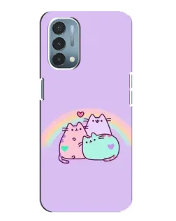 Чехол для OnePlus Nord N200 5G (DE211) с картинкой «Радужные Пушины» Чехол для OnePlus Nord N200 5G (DE211) с картинкой «Радужные Пушины»