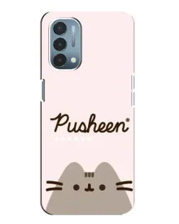 Чехол для OnePlus Nord N200 5G (DE211) с картинкой «Pusheen логотип» Чехол для OnePlus Nord N200 5G (DE211) с картинкой «Pusheen логотип»
