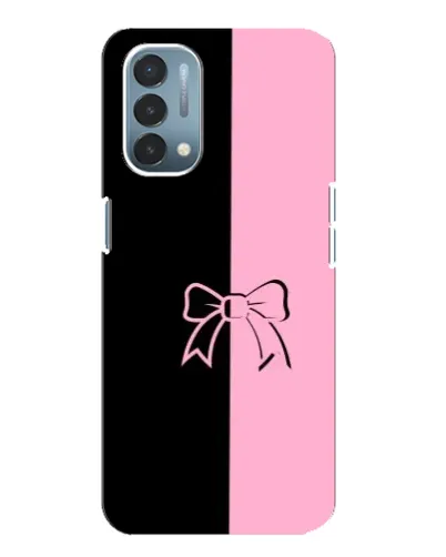 Чехол для OnePlus Nord N200 5G (DE211) с картинкой «Половинки банта»