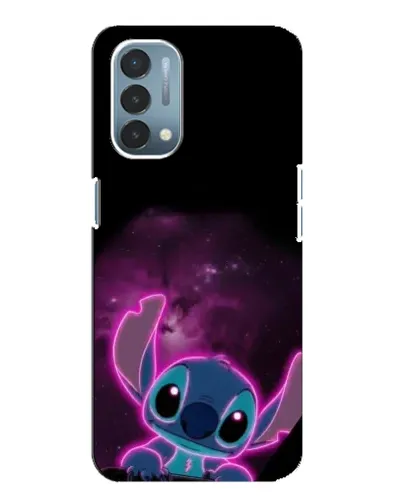 Чехол для OnePlus Nord N200 5G (DE211) с картинкой «Неоновый Stitch»