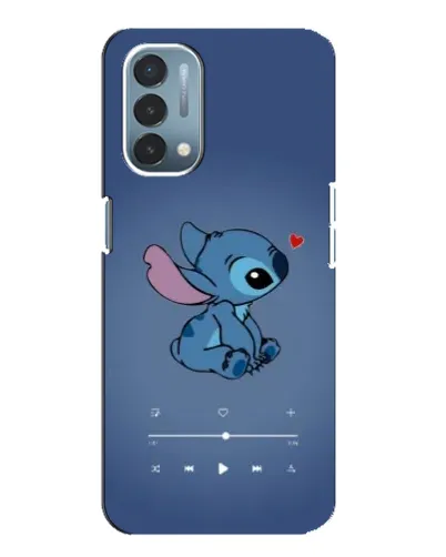 Чехол для OnePlus Nord N200 5G (DE211) с картинкой «Музыкальный Stitch»