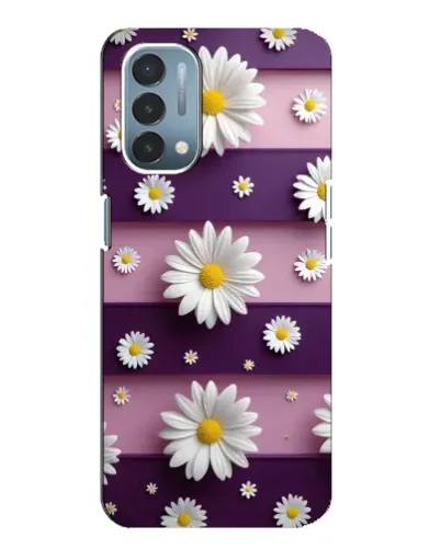 Чехол для OnePlus Nord N200 5G (DE211) с картинкой «Ромашки на фиолетовом» Чехол для OnePlus Nord N200 5G (DE211) с картинкой «Ромашки на фиолетовом»