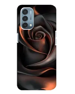 Чехол для OnePlus Nord N200 5G (DE211) с картинкой «Шелковая черная роза» Чехол для OnePlus Nord N200 5G (DE211) с картинкой «Шелковая черная роза»