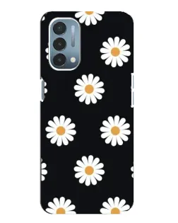 Чехол для OnePlus Nord N200 5G (DE211) с картинкой «Ромашки на черном» Чехол для OnePlus Nord N200 5G (DE211) с картинкой «Ромашки на черном»