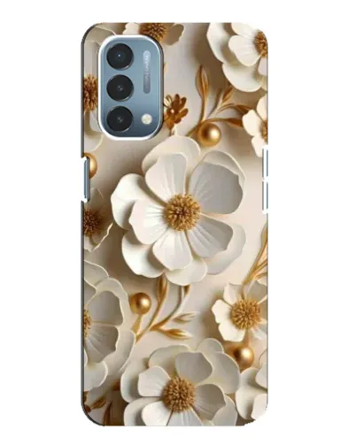 Чехол для OnePlus Nord N200 5G (DE211) с картинкой «Белие бумажние цвети» Чехол для OnePlus Nord N200 5G (DE211) с картинкой «Белие бумажние цвети»
