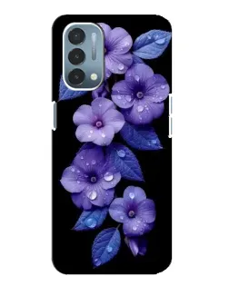 Чехол для OnePlus Nord N200 5G (DE211) с картинкой «Фиолетовые цветы с росою» Чехол для OnePlus Nord N200 5G (DE211) с картинкой «Фиолетовые цветы с росою»