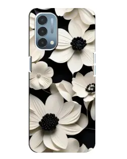 Чехол для OnePlus Nord N200 5G (DE211) с картинкой «Объемные белые цветы» Чехол для OnePlus Nord N200 5G (DE211) с картинкой «Объемные белые цветы»