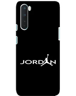 Чехол для OnePlus Nord с картинкой «Jordan White Logo»